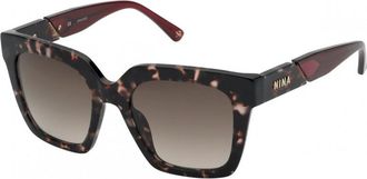 Nina Ricci Womens SNR31852 52 01GQ Sunglasses - Brown - One Size