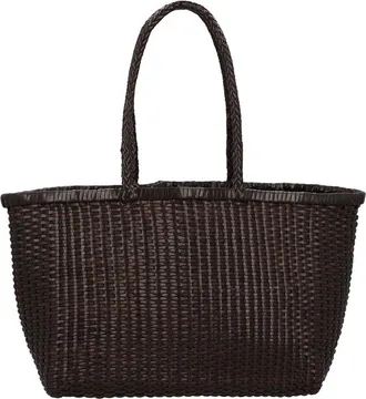 Dragon Diffusion B Weave Big Leather Shoulder Bag