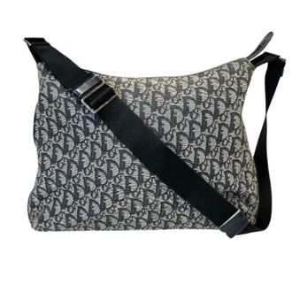 Dior Pre-owned Cross Body Bags, female, Multicolor, Size: ONE SIZE Pre-owned Trotter Canvas Shoulder Bag