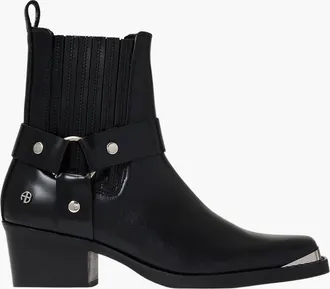 Anine Bing Mid Biker Boots in Black at Nordstrom, Size 40