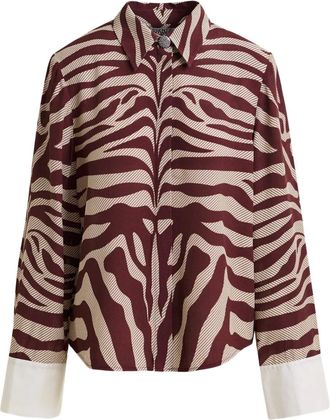 Essentiel T-shirt zebrata - Rosso