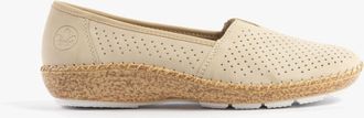 Rieker 44854-60 Womens Shoes Beige Leather - Size UK 7.5