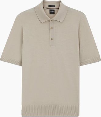 HUGO BOSS Mens H Nolano Sweater Beige - Cream - Size: 40