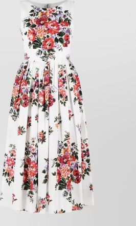 Dolce & Gabbana floral-print midi dress