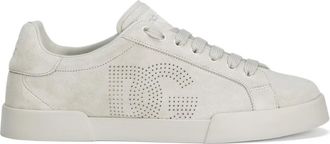 Dolce & Gabbana Sneakers con logo traforato - Toni neutri