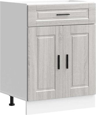 vidaXL Vidaxl - Kitchen Base Cabinet Porto Grey Sonoma Engineered Wood