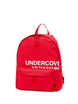 Undercover logo-print backpack - Red
