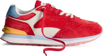 Hoff Sneakers Rubeus con inserti in pelle scamosciata - Rosso