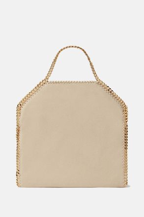 Stella McCartney Vegan Leather Bag FALABELLA With Gold Chain Stella McCartney