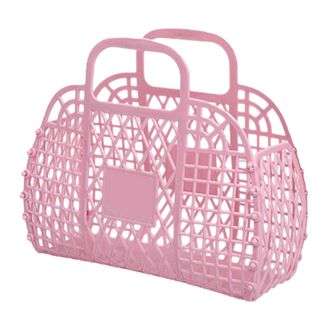 Generic Jelly Tote Bag, Beach Handbags, Jelly Bags For Kids, Trendy Reusable Easter Basket Handbags For Women Children Girl Summer Wedding Concert Beach Outdo