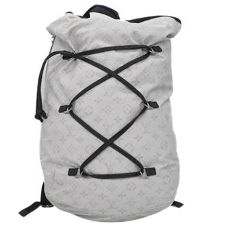 Louis Vuitton Vintage, unisex, Wit, ONE Size, Pre-owned Canvas Rugzak