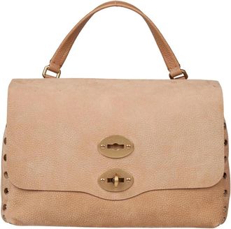 Zanellato Postina S Jones - Dames - Handtassen - Bruin - ONE Size - Leer - Tassen