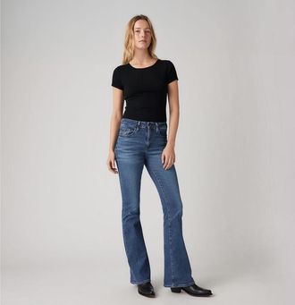 Levi's 726 High Rise Flare Jeans - Womens - 23X30 - Blue