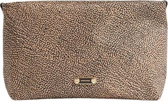 Borbonese Accessoires, Dames, Beige, ONE Size, Polyester, Beauty Case Large