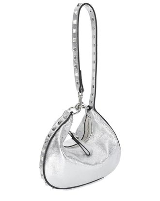 Tiffany & Fred Studded Leather Crossbody/Wristlet