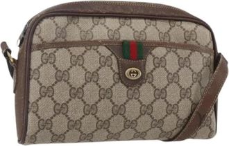 Gucci Pre-owned Cross Body Bag - Dames - Vintage Schoudertas - Beige - ONE Size - Vintage
