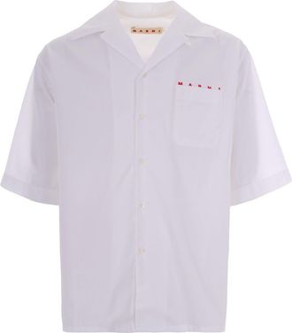 Marni Embroidered Bowling Shirt