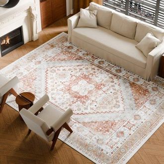 OEM Alfombra Suave De 2,7x3,7 M Alfombra De &Aacute;rea Pelo Corto Antideslizante Resistente Al Desgarro Elegante Ideal Para Dormitorio, Oficina, Sala De Estar, 