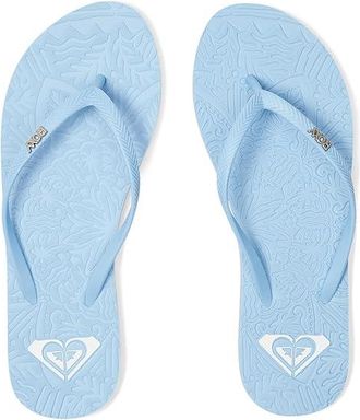 Roxy Antilles II Womens Wedge Shoes Light Blue : 11 M, Rubber