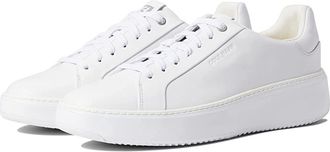 Cole Haan Grandpro Topspin Sneaker Womens Shoes White/White : 8.5 B - Medium, Textile/Leather