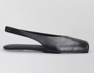 Maison Margiela leather slingback ballerina shoes