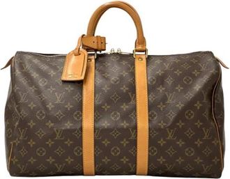 Louis Vuitton Pre-owned Boston Bag - Dames - Vintage Weekendtas - Bruin - ONE Size - Vintage