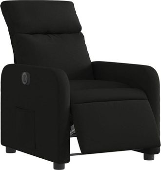 vidaXL Vidaxl - Sill&oacute;n Reclinable El&eacute;ctrico De Tela Negro