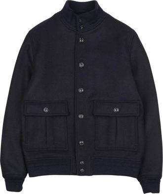 Valstar ino Wolvilt Jas - Heren - Bomber jackets - Blauw - 2XL - Wol - Jassen