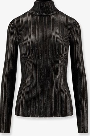 Elisabetta Franchi Maglia a collo alto in tessuto metallico - ELISABETTA FRANCHI - gender_Woman