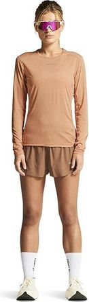 Craft Advance Essence Longsleeve T-Shirts 2 Womens Workout Light Syrup : SM, Elastane/Polyester