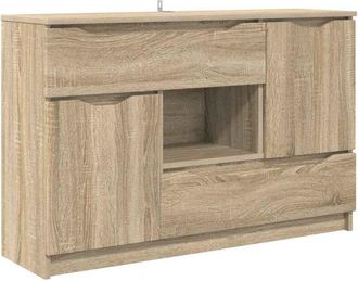 vidaXL Sideboard Sonoma Oak 100 x 30 x 65.6 Engineered Wood vidaXL