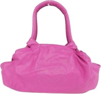 Loewe Pre-owned Handbags, female, Pink, Size: ONE SIZE Pre-owned Shoulder Bag