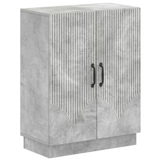 vidaXL Armario De Almacenamiento Para Ba&ntilde;o Hoorn Gris Hormig&oacute;n Vidaxl