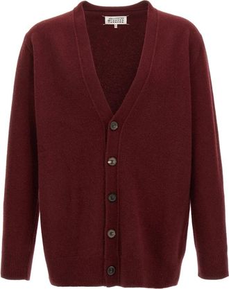 Maison Margiela Wollen Vest - Heren - Vesten - Bruin - M - Wol - Truien & Vesten