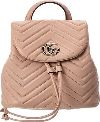 Gucci Gg Marmont Mini Leather Backpack