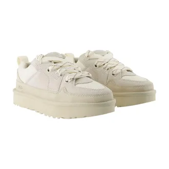 UGG Womens Lo Lowmel Sneaker Beige Calfskin