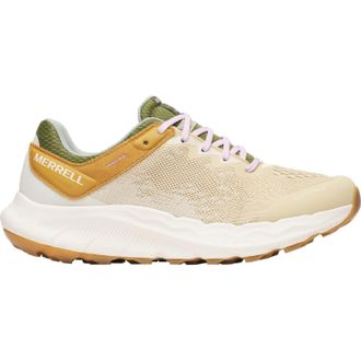 Merrell Womens Antora 4 Waterproof Trail-Running Shoes Khaki 10.5