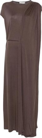 Viktoria Chan Draped-detail Maxi Dress