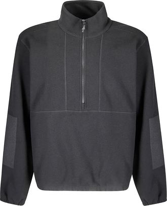 GR10K Maglione con mezza zip - Nero