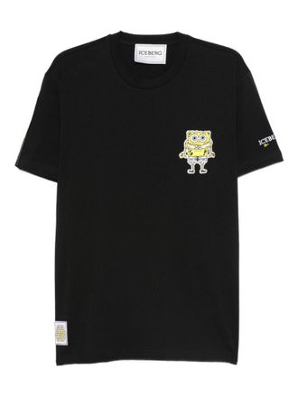 Iceberg Black Printed T-shirt