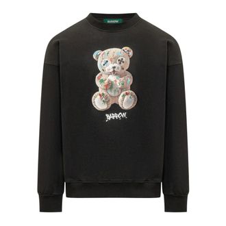 Barrow Barrow, Hoodies & sweatvesten, Heren, Zwart, XL, Sweatshirt