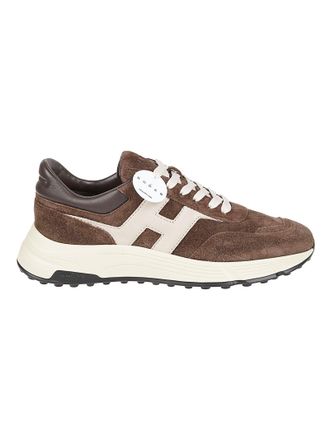 Hogan Hyperlight Suede-Leather Low-Top Sneakers