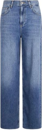 Liu Jo Blue Denim Fashion Jeans - female - Liu Jo - Straight Fit Jeans - Blue - W28 - Jeans