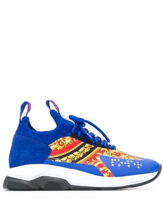 Versace Sneakers Chain Reaction - Blu