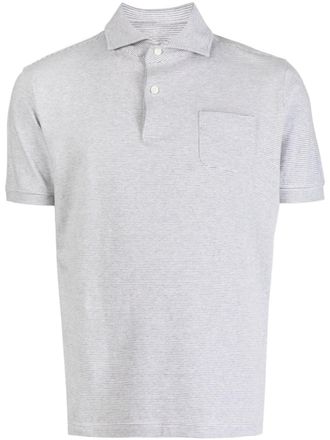 Private Stock Polo a righe The Leopold - Grigio