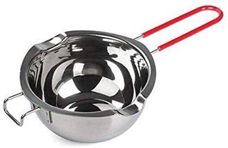 OEM Pentola Doppia In Acciaio Inox Con Manico Resistente Al Calore Per Sciogliere Cioccolato, Caramelle E Candele (acciaio Inox 18/8, Capacit&agrave; 2 Tazze)