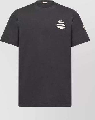 Moncler logo t-shirt crew neck short sleeves
