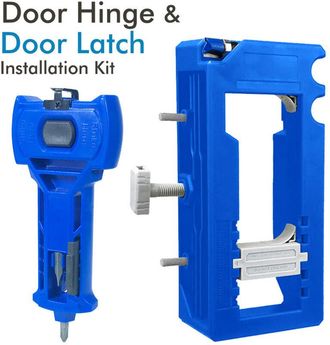 OEM Kit De Instalaci&oacute;n Profesional Para Charni&egrave;res Y Targettes - Gabarit De Mortaisde Pr&eacute;cision Pour Portes (vert)