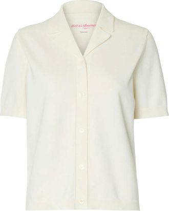 Selected Dames, Blouses & Shirts, Beige, Maat: XS