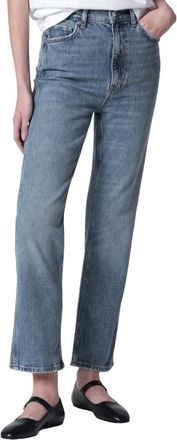 Anine Bing Jane Jean - Dames - Cropped Jeans - Blauw - W27 - Katoen - Jeans